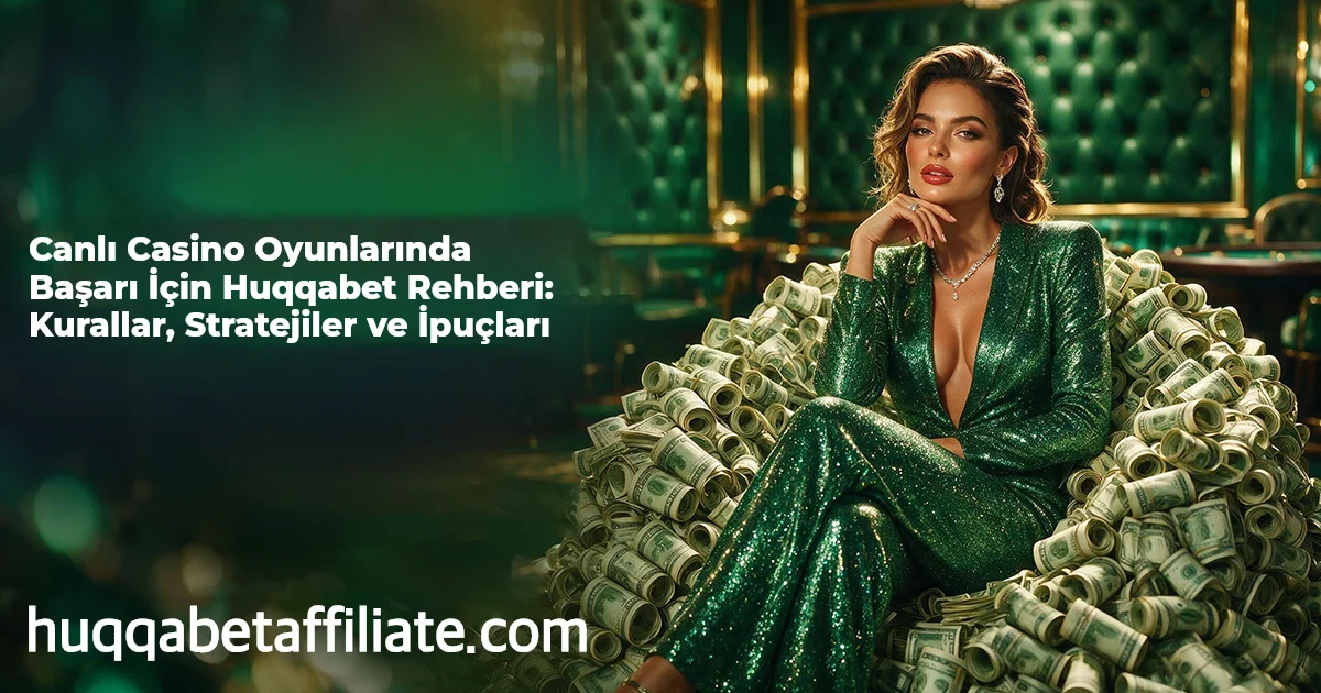 Canlı Casino Oyunlarında Başarı İçin Huqqabet Rehberi: Kurallar, Stratejiler ve İpuçları