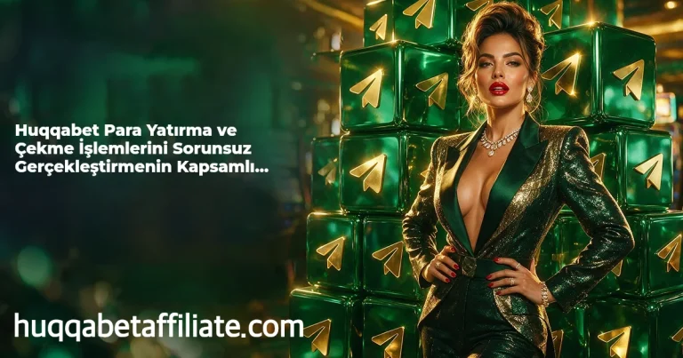 Huqqabet Para Yatırma ve Çekme İşlemlerini Sorunsuz Gerçekleştirmenin Kapsamlı Rehberi